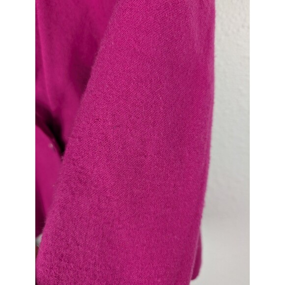 Valentino Roma Women Pink Fuchsia Blazer 42 italian Size 6 US Virgin Wool Lined - Picture 8 of 10